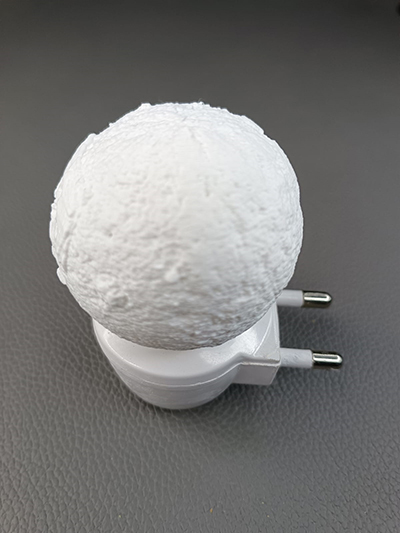 Custom 3D Printed Mini Moon Lamp - Image 2