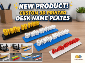 Personalized Desk Name Plate