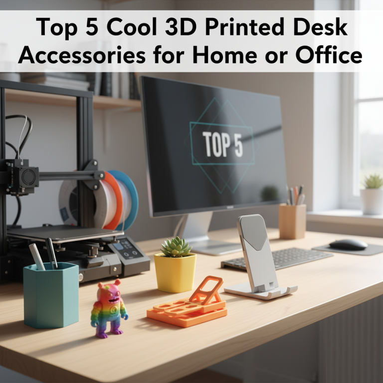 Top 5 Cool 3D Printed Desk Accessories for Home or Office – Crafty 3D ...