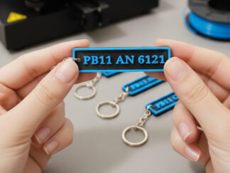Custom Vehicle Number Keyring